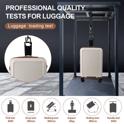 20-Inch  TSA Approved Hardshell Carry On Luggage with 360° Silent Spinner Wheels