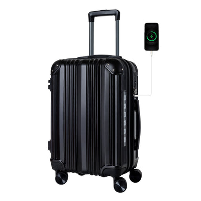 24-inch Hardshell Carry-On Luggage with TSA-Approved Locks