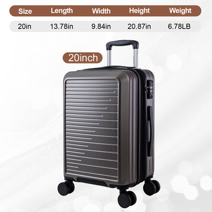 20-Inch  TSA Approved Hardshell Carry On Luggage with 360° Silent Spinner Wheels