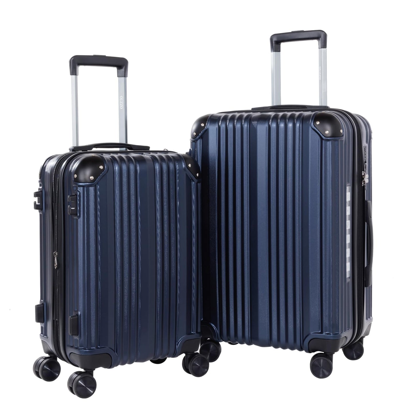 20/24 Inch Hardshell Carry-On Luggage Set with 360° Silent Spinner Wheels - 2 Piece